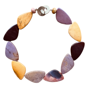 Magenta Baroque Cut Necklace