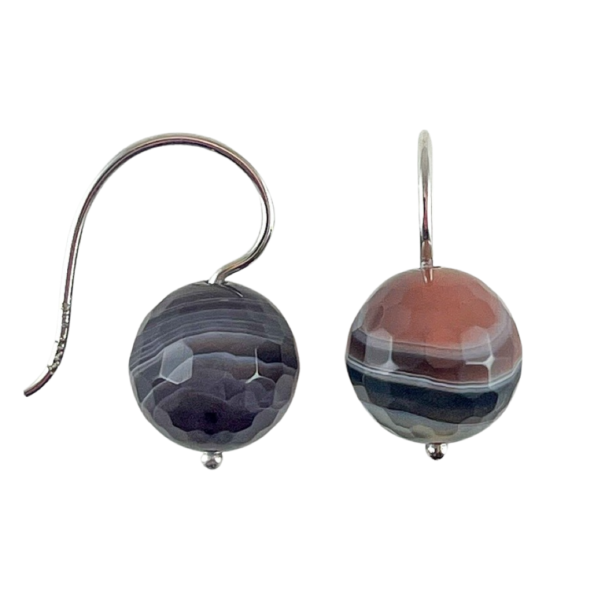 Botswana agate glider earrings