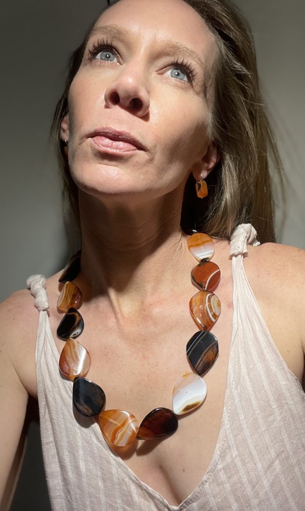 Alani Chalcedony Necklace - Image 3