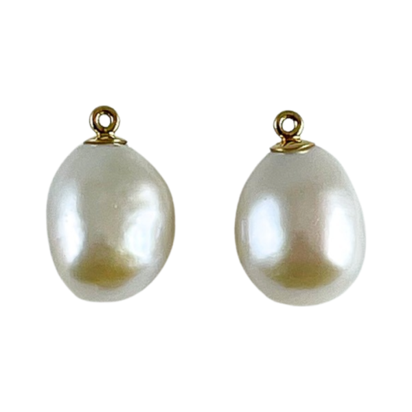 Fresh water cultured baroque pearl droplets - Image 5