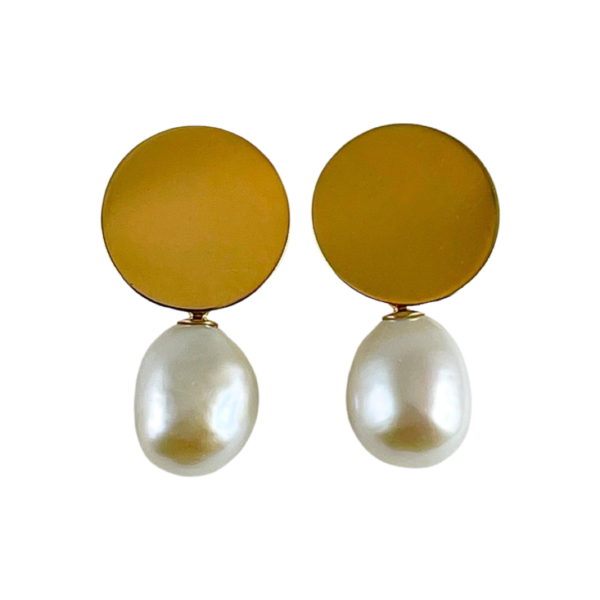 Fresh water cultured baroque pearl droplets - Image 2