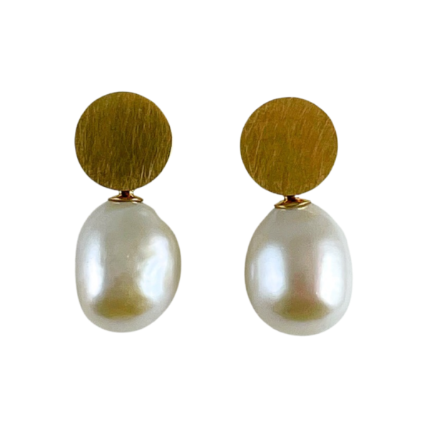 Fresh water cultured baroque pearl droplets - Image 3