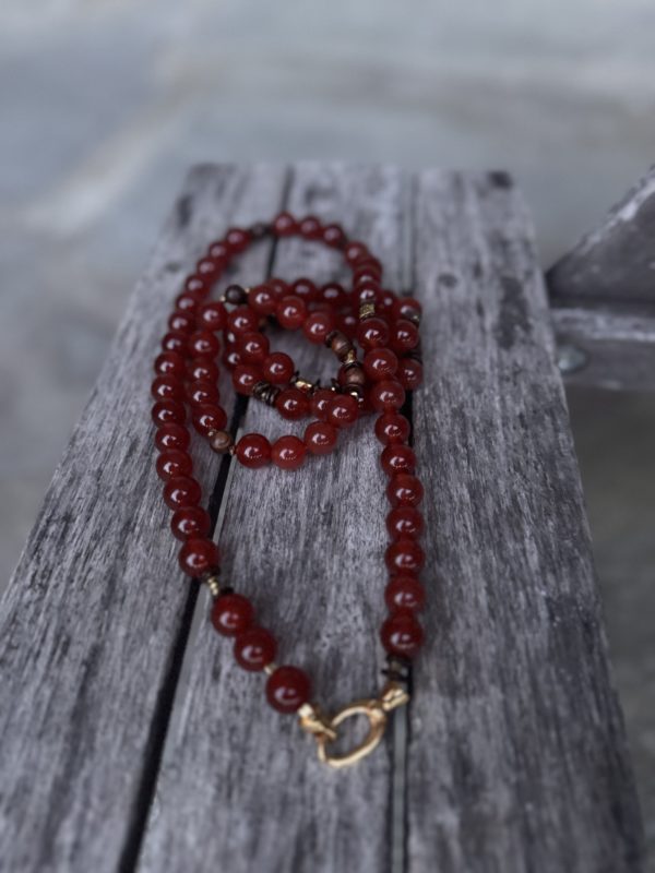 Clare Carnelian Necklace - Image 5