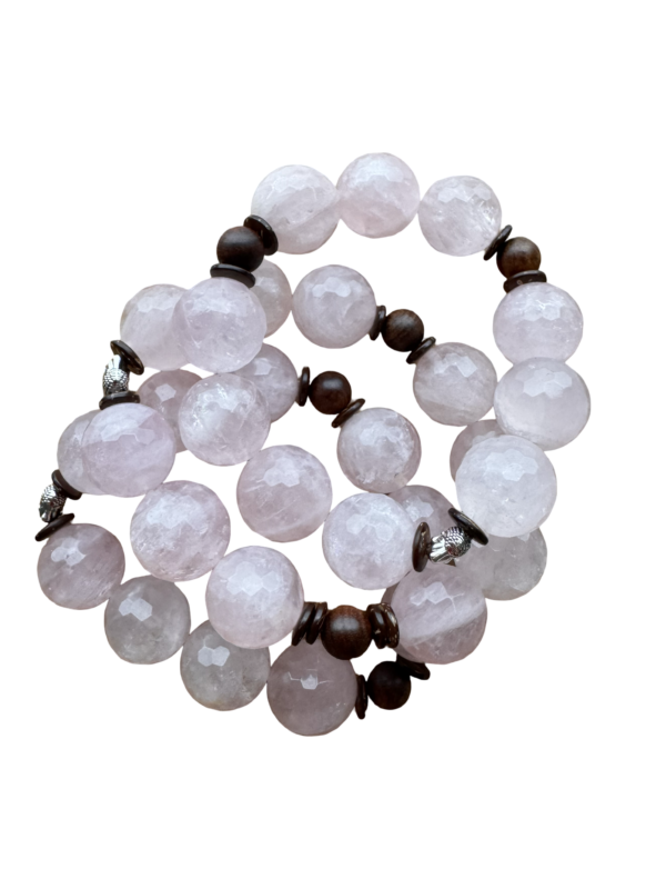 Becky Rose Quartz Stretch Stacker Bracelet - Image 4