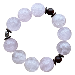 Becky Rose Quartz Stretch Stacker Bracelet
