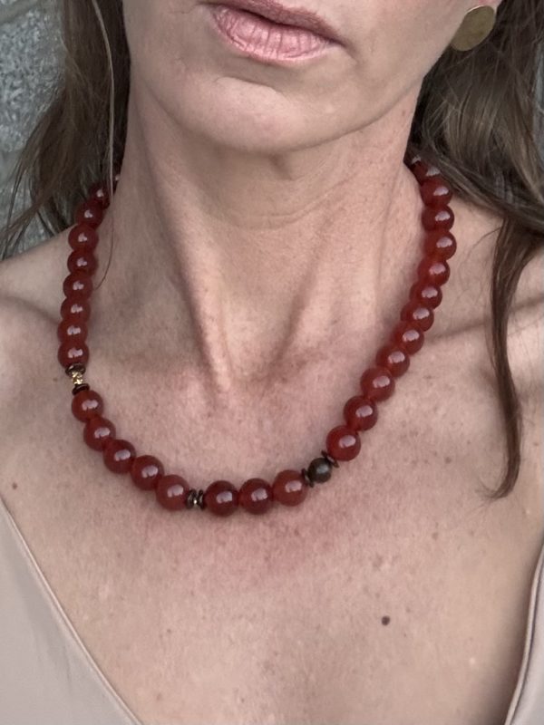 Clare Carnelian Necklace